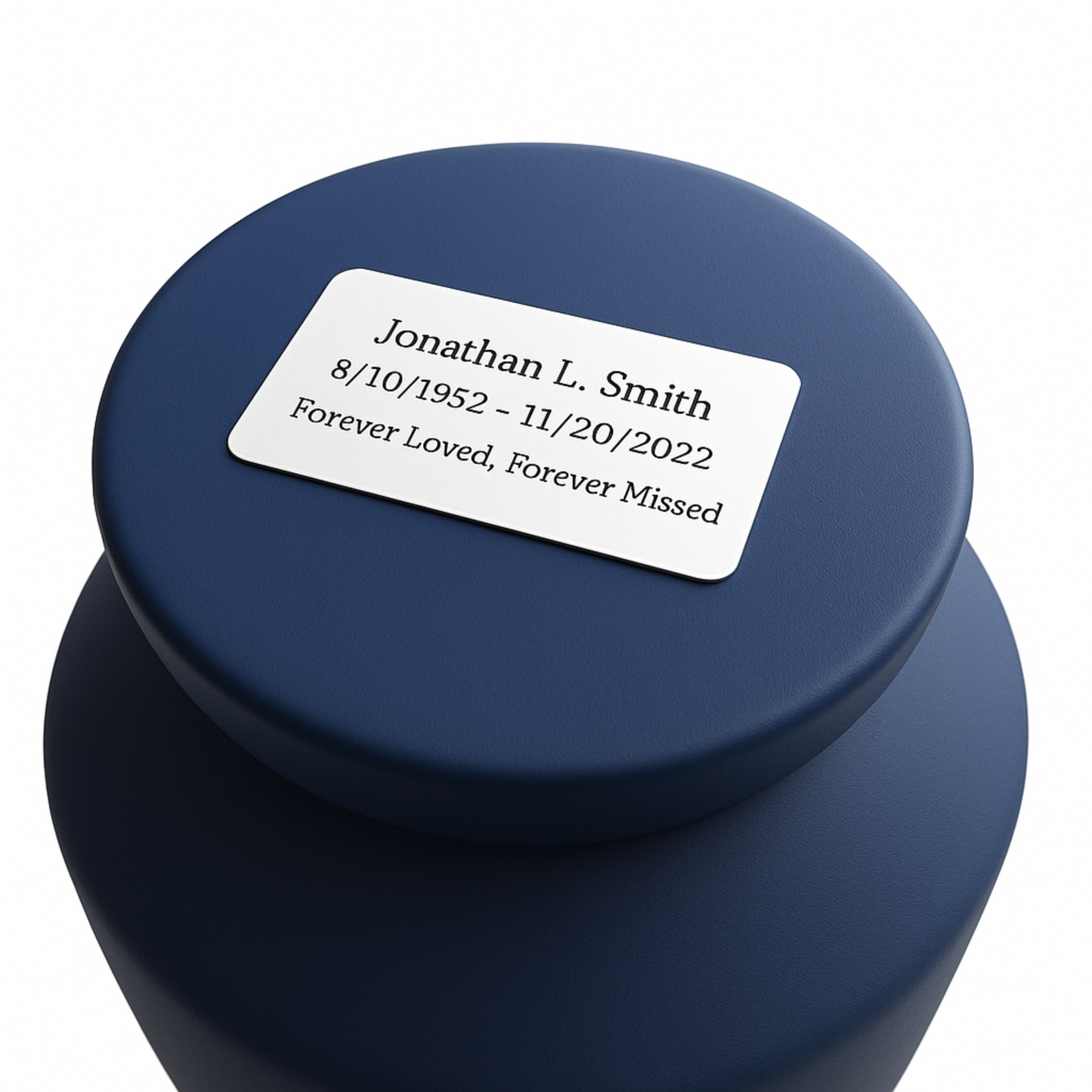 Handmade Cremation Urn for Ashes - Large Urn | Blue