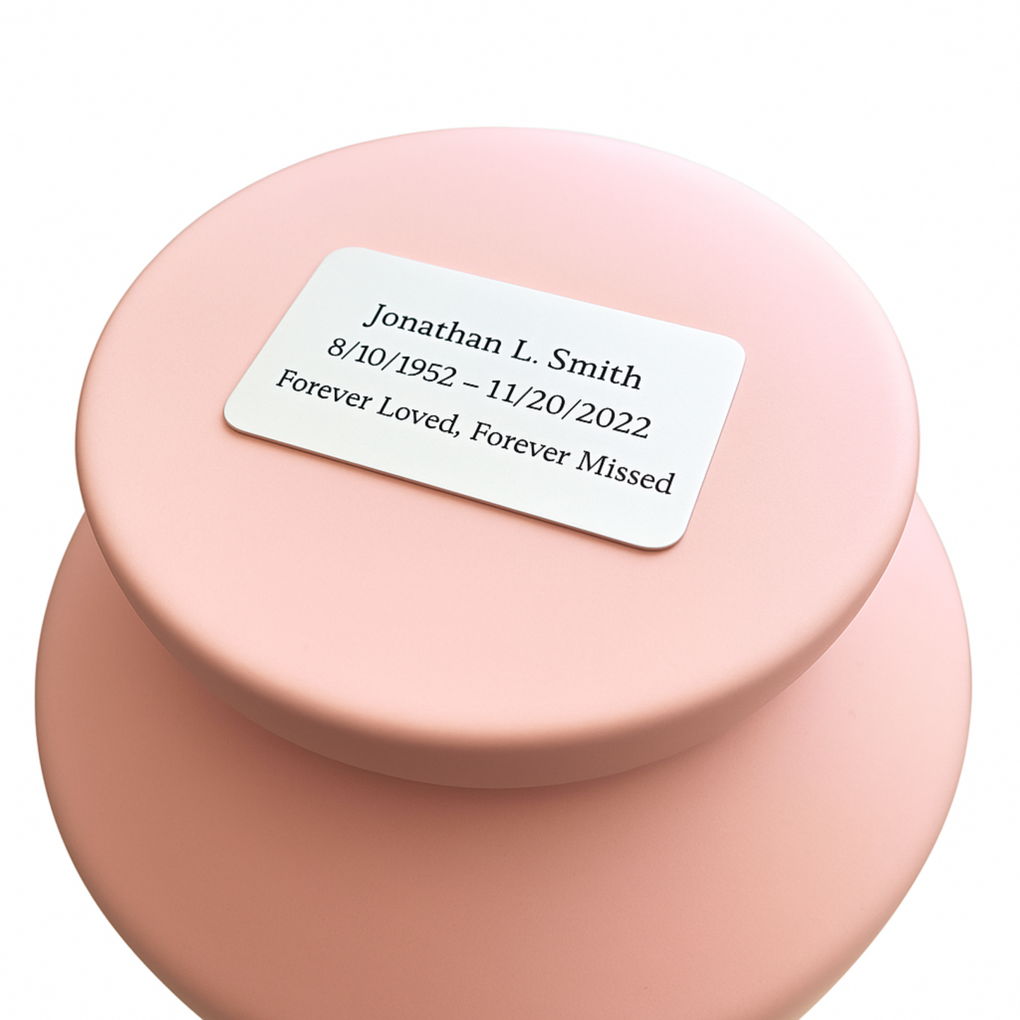 Handmade Cremation Urn for Ashes - Large Urn | Pink