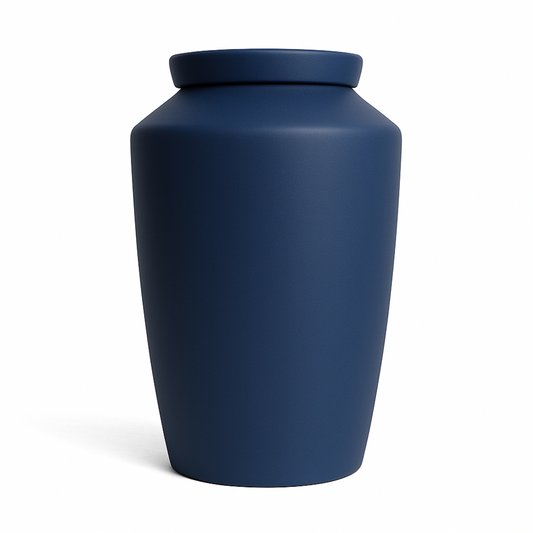 Handmade Cremation Urn for Ashes - Large Urn | Blue