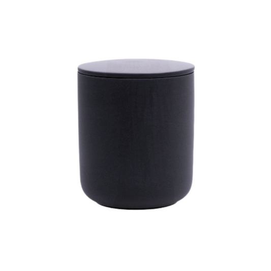 Charcoal Black Ceramic Keepsake Cremation Urn