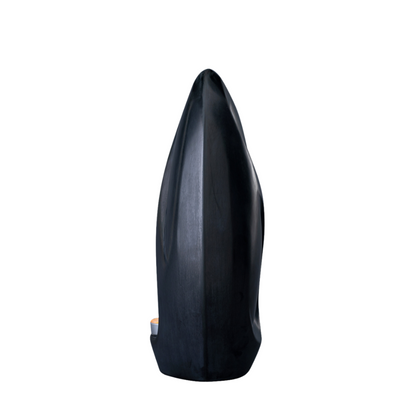 Eternity Handmade Cremation Urn for Ashes - Large | Matte Black | Ceramic Urn