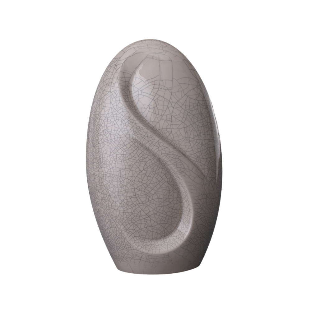 Eternity Handmade Cremation Urn for Ashes - Large | Craquelure | Ceramic Urn