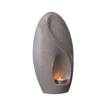 Eternity Handmade Cremation Urn for Ashes - Large | Craquelure | Ceramic Urn