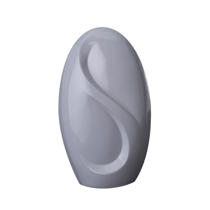 Eternity Handmade Cremation Urn for Ashes - Large | White | Ceramic Urn